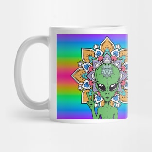 Alien mandala Mug